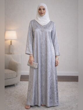 Muslim modest abaya long dress islamic clothing